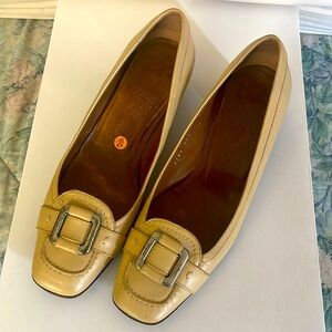 Salvatore Ferragamo buckle front low heel